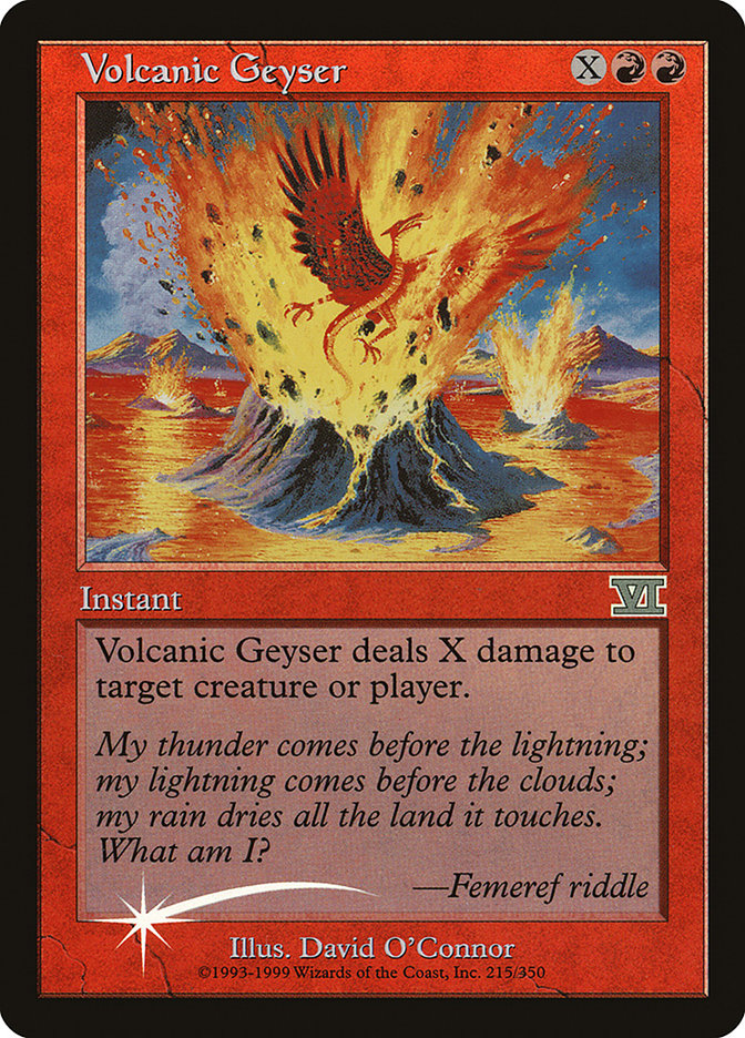 Volcanic Geyser [Friday Night Magic 2000] | Card Merchant Takapuna