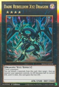 Dark Rebellion Xyz Dragon [MAGO-EN032] Gold Rare | Card Merchant Takapuna