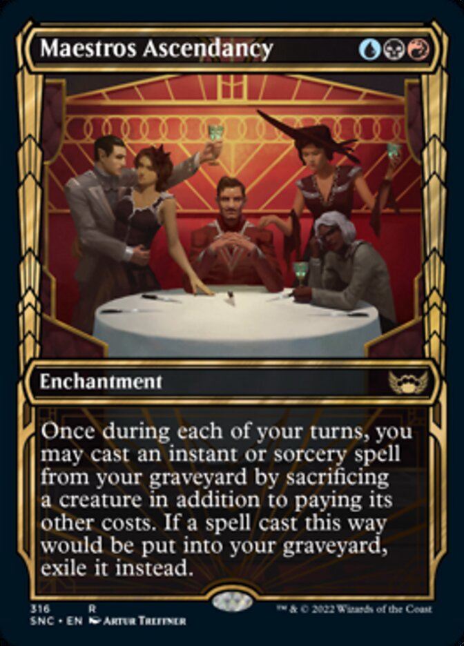 Maestros Ascendancy (Showcase Golden Age) [Streets of New Capenna] | Card Merchant Takapuna