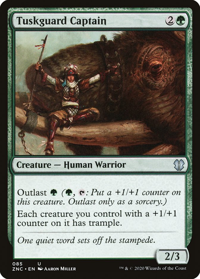 Tuskguard Captain [Zendikar Rising Commander] | Card Merchant Takapuna