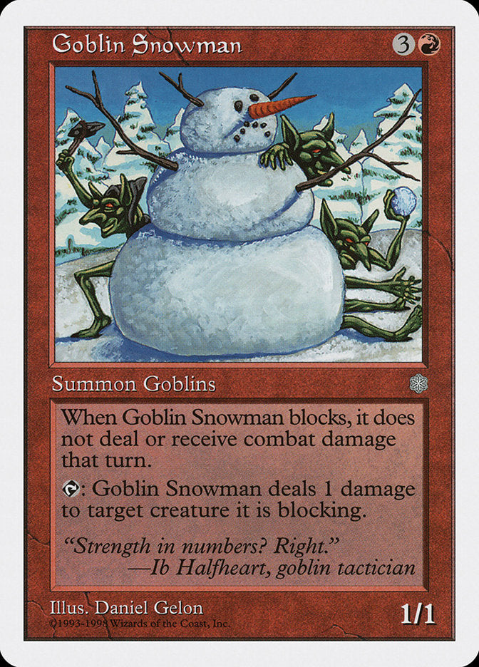 Goblin Snowman [Anthologies] | Card Merchant Takapuna