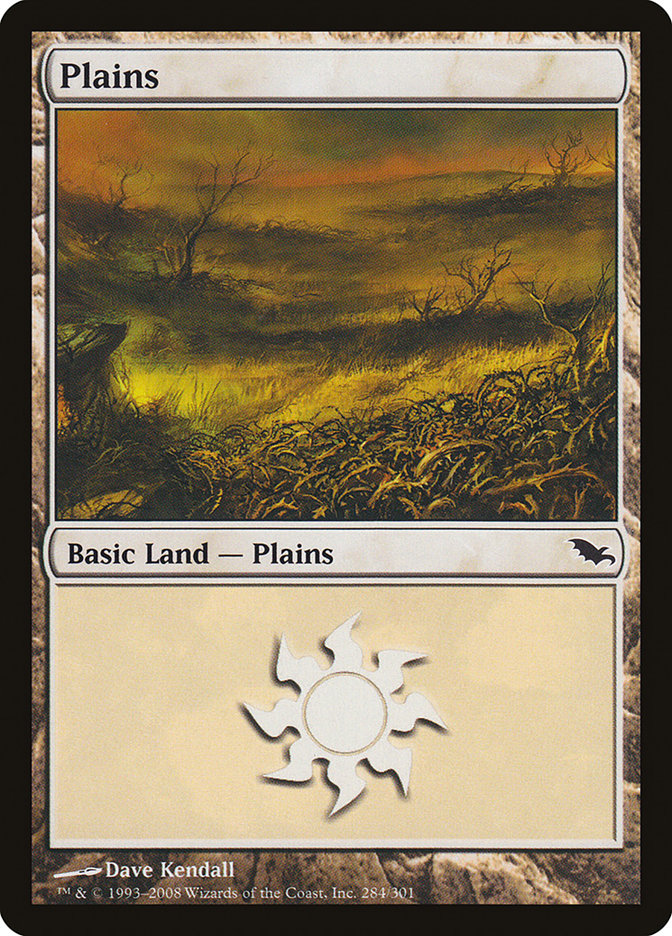 Plains (284) [Shadowmoor] | Card Merchant Takapuna