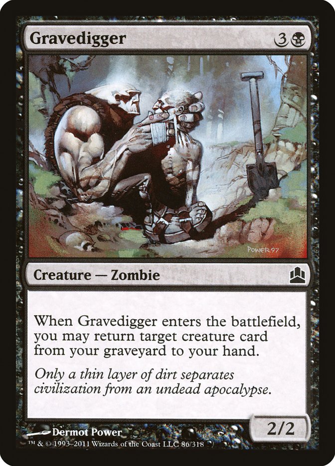 Gravedigger [Commander 2011] | Card Merchant Takapuna