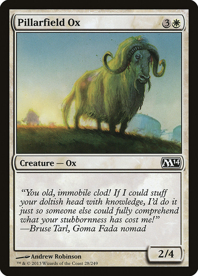 Pillarfield Ox [Magic 2014] | Card Merchant Takapuna