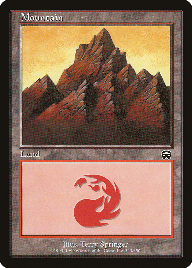 Mountain (343) [Mercadian Masques] | Card Merchant Takapuna