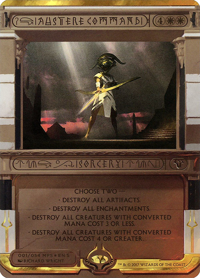 Austere Command (Invocation) [Amonkhet Invocations] | Card Merchant Takapuna