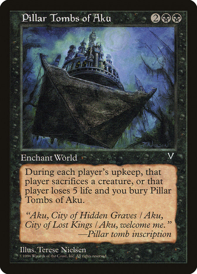 Pillar Tombs of Aku [Visions] | Card Merchant Takapuna