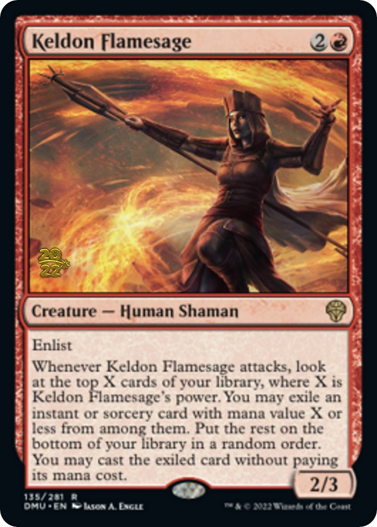 Keldon Flamesage [Dominaria United Prerelease Promos] | Card Merchant Takapuna