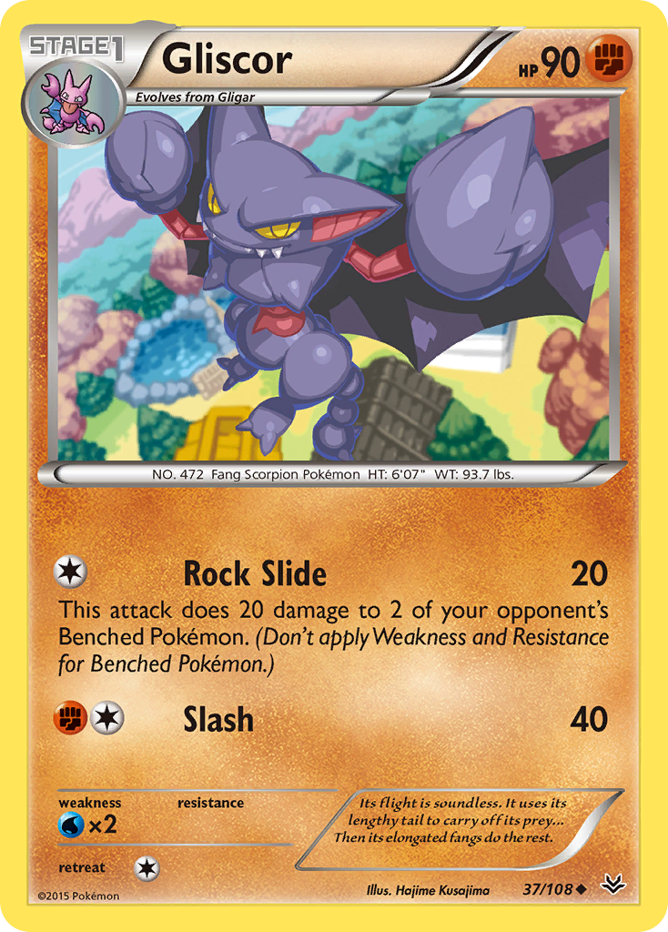 Gliscor (37/108) [XY: Roaring Skies] | Card Merchant Takapuna