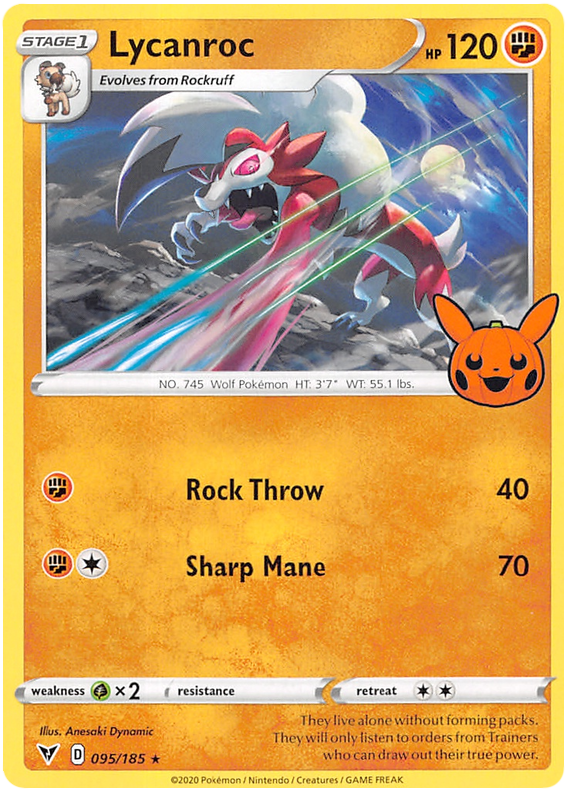 Lycanroc (095/185) [Trick or Trade 2023] | Card Merchant Takapuna