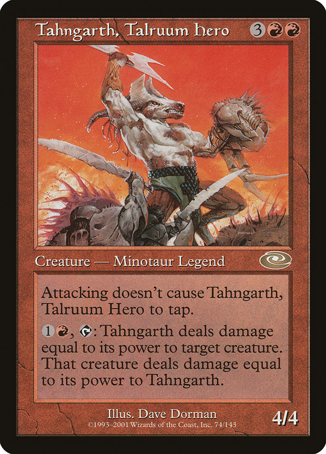 Tahngarth, Talruum Hero (Dave Dorman) [Planeshift] | Card Merchant Takapuna