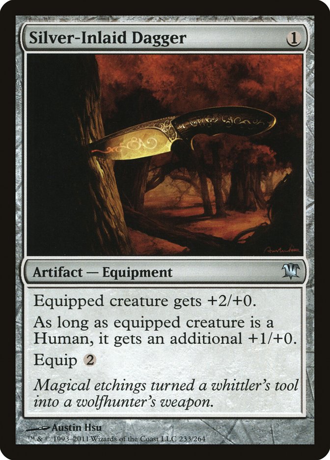 Silver-Inlaid Dagger [Innistrad] | Card Merchant Takapuna