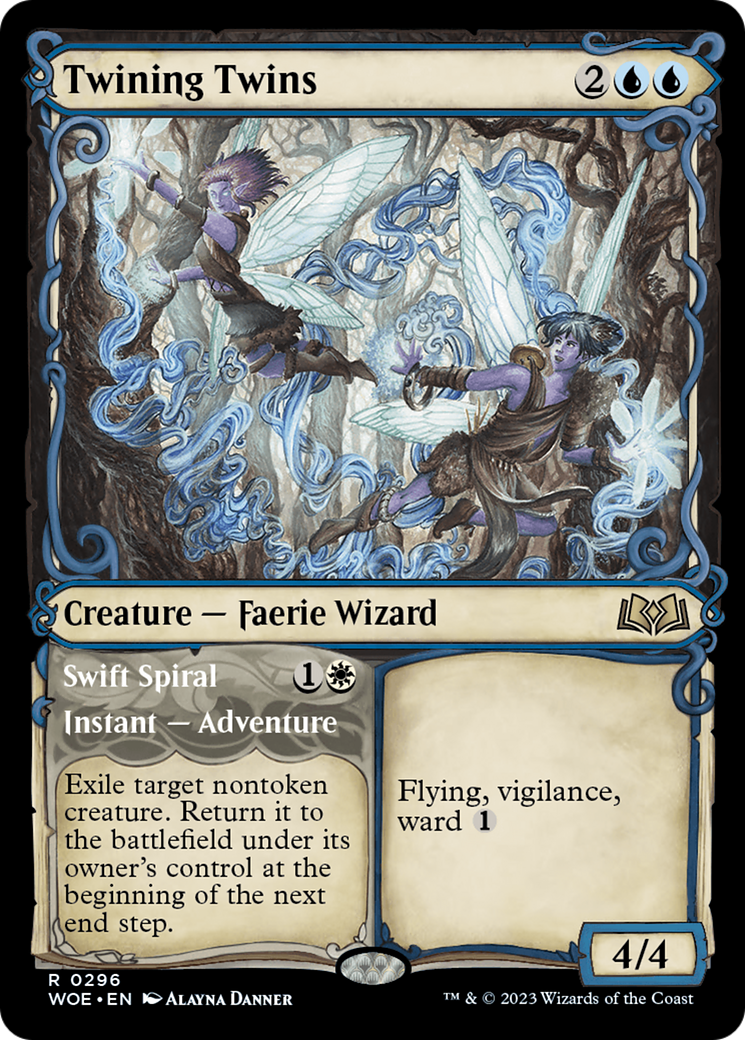 Twining Twins // Swift Spiral (Showcase) [Wilds of Eldraine] | Card Merchant Takapuna