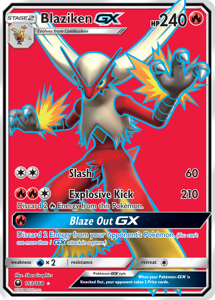 Blaziken GX (153/168) [Sun & Moon: Celestial Storm] | Card Merchant Takapuna