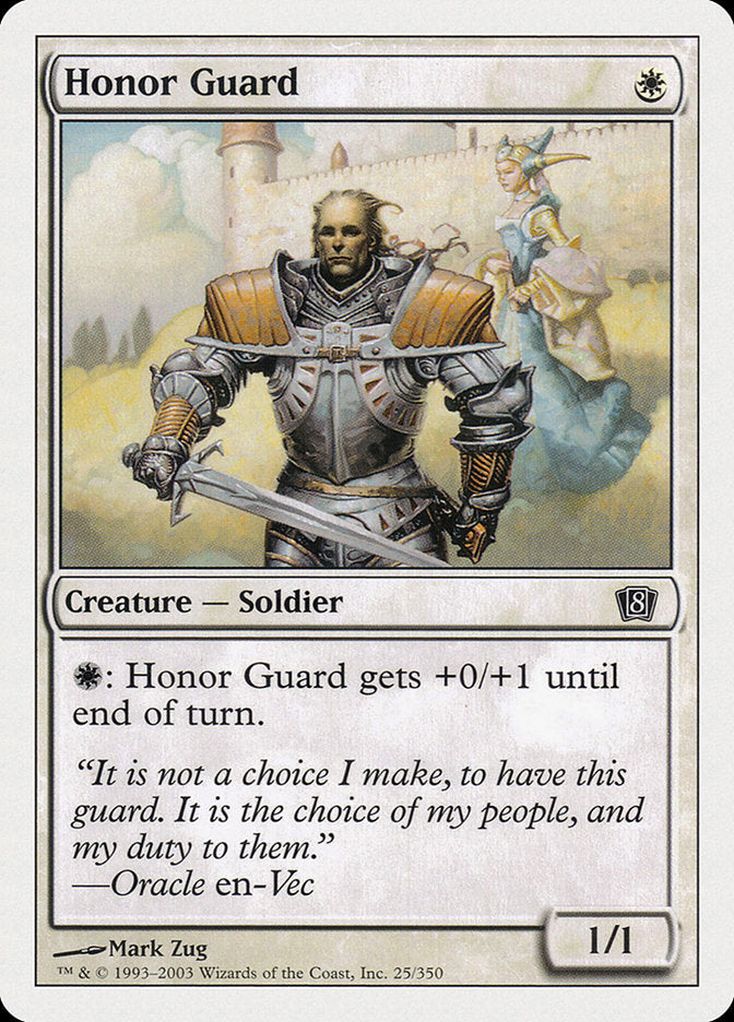 Honor Guard [Eighth Edition] | Card Merchant Takapuna