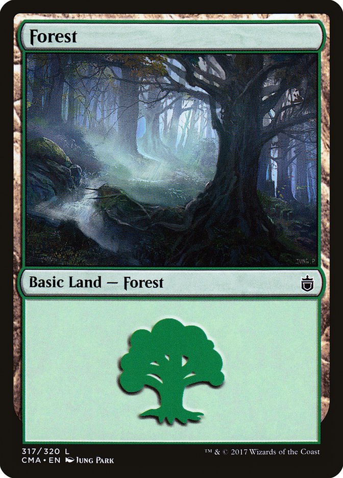 Forest (317) [Commander Anthology] | Card Merchant Takapuna