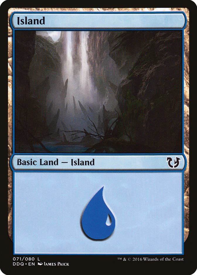 Island (71) [Duel Decks: Blessed vs. Cursed] | Card Merchant Takapuna