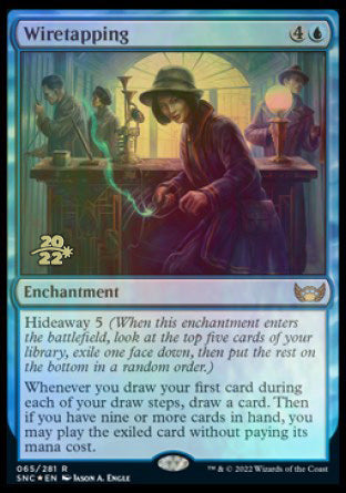 Wiretapping [Streets of New Capenna Prerelease Promos] | Card Merchant Takapuna