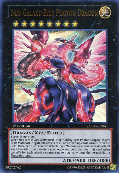 Neo Galaxy-Eyes Photon Dragon [GAOV-EN041] Ultra Rare | Card Merchant Takapuna