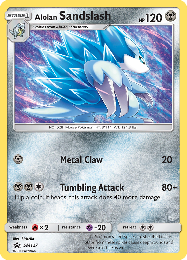 Alolan Sandslash (SM127) [Sun & Moon: Black Star Promos] | Card Merchant Takapuna