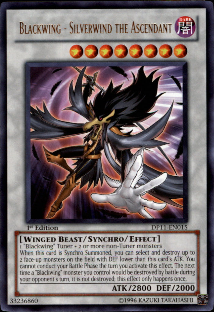 Blackwing - Silverwind the Ascendant [DP11-EN015] Rare | Card Merchant Takapuna