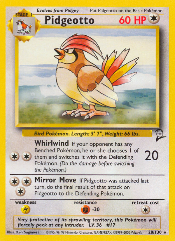 Pidgeotto (28/130) [Base Set 2] | Card Merchant Takapuna