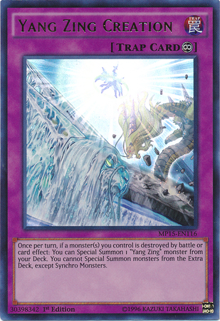 Yang Zing Creation [MP15-EN116] Ultra Rare | Card Merchant Takapuna