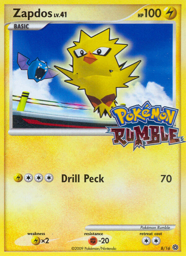 Zapdos (8/16) [Pokémon Rumble] | Card Merchant Takapuna