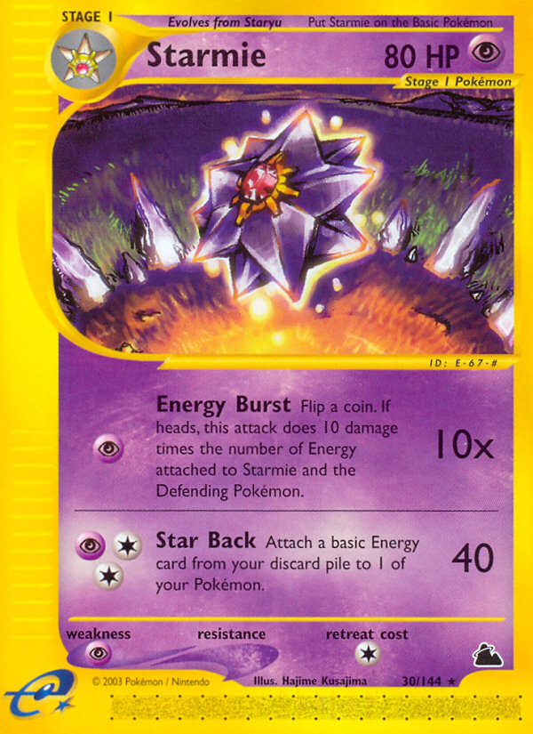 Starmie (30/144) [Skyridge] | Card Merchant Takapuna