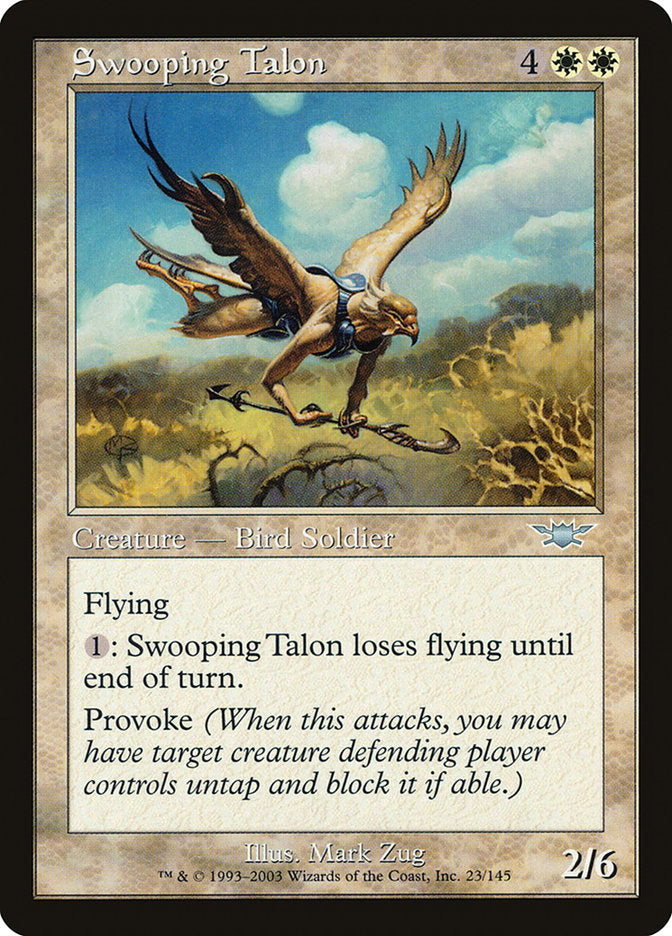 Swooping Talon [Legions] | Card Merchant Takapuna