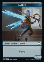 Faerie // Rogue Double-Sided Token [Streets of New Capenna Commander Tokens] | Card Merchant Takapuna