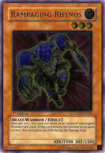 Rampaging Rhynos [CDIP-EN031] Ultimate Rare | Card Merchant Takapuna