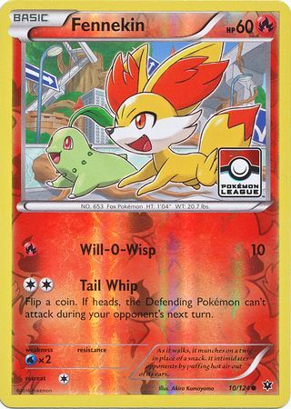 Fennekin (10/124) (League Promo) [XY: Fates Collide] | Card Merchant Takapuna