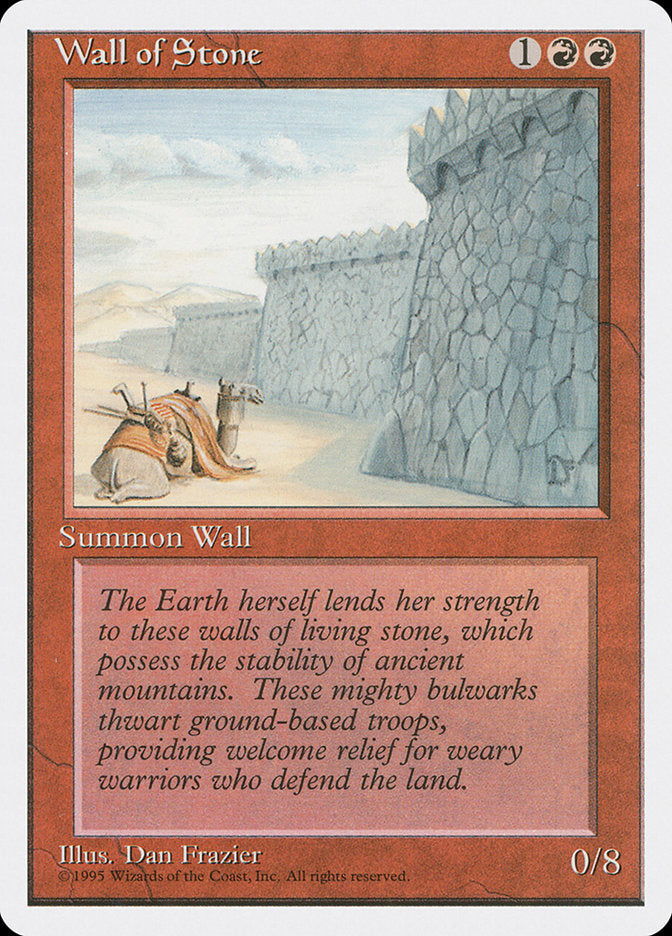 Wall of Stone [Fourth Edition] | Card Merchant Takapuna