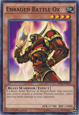 Enraged Battle Ox [BP03-EN011] Common | Card Merchant Takapuna