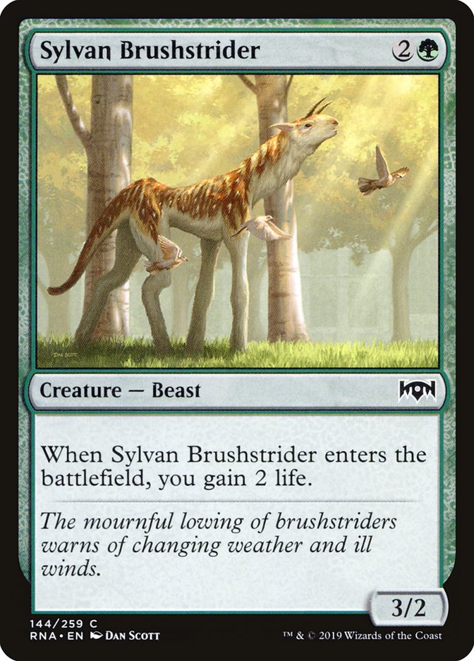 Sylvan Brushstrider [Ravnica Allegiance] | Card Merchant Takapuna