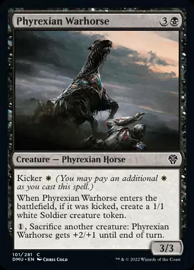 Phyrexian Warhorse [Dominaria United] | Card Merchant Takapuna