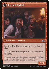 Town Gossipmonger // Incited Rabble [Shadows over Innistrad] | Card Merchant Takapuna