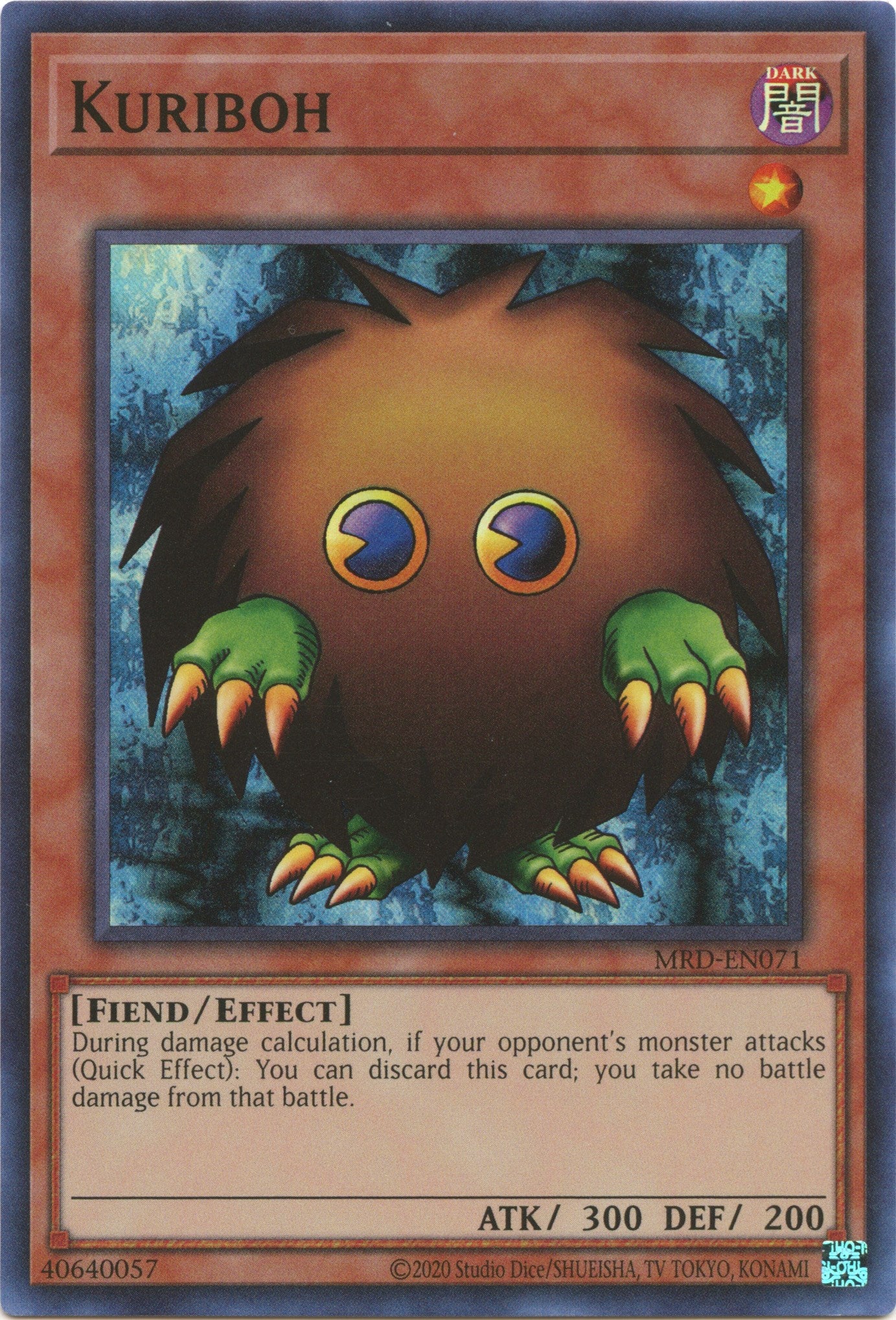 Kuriboh (25th Anniversary) [MRD-EN071] Super Rare | Card Merchant Takapuna