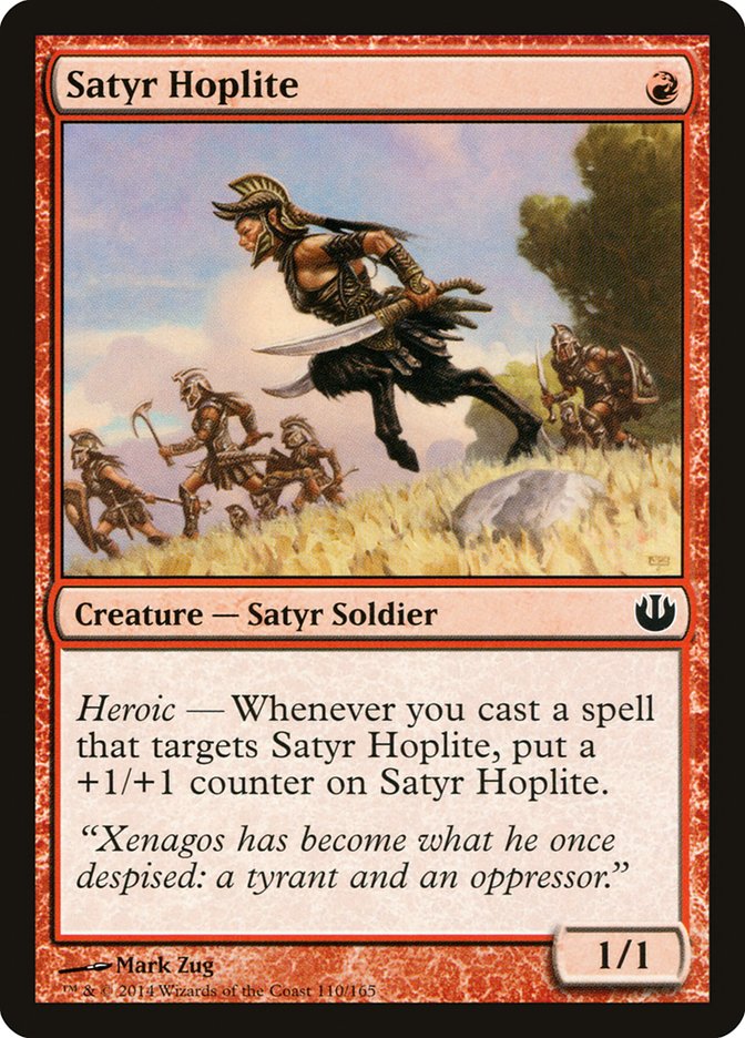 Satyr Hoplite [Journey into Nyx] | Card Merchant Takapuna