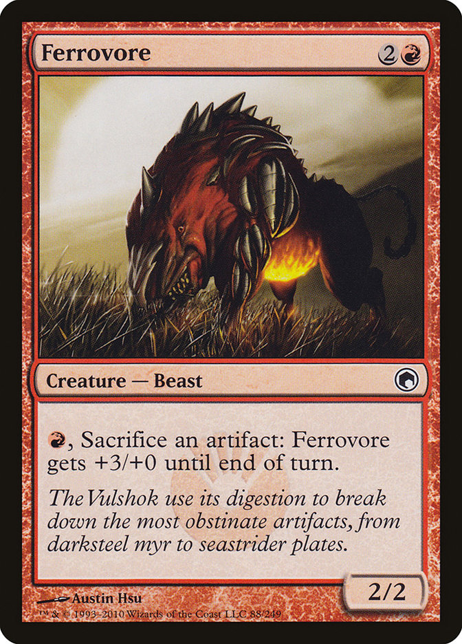 Ferrovore [Scars of Mirrodin] | Card Merchant Takapuna