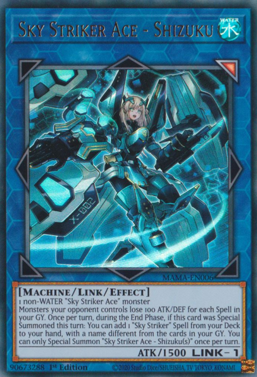 Sky Striker Ace - Shizuku [MAMA-EN006] Ultra Rare | Card Merchant Takapuna