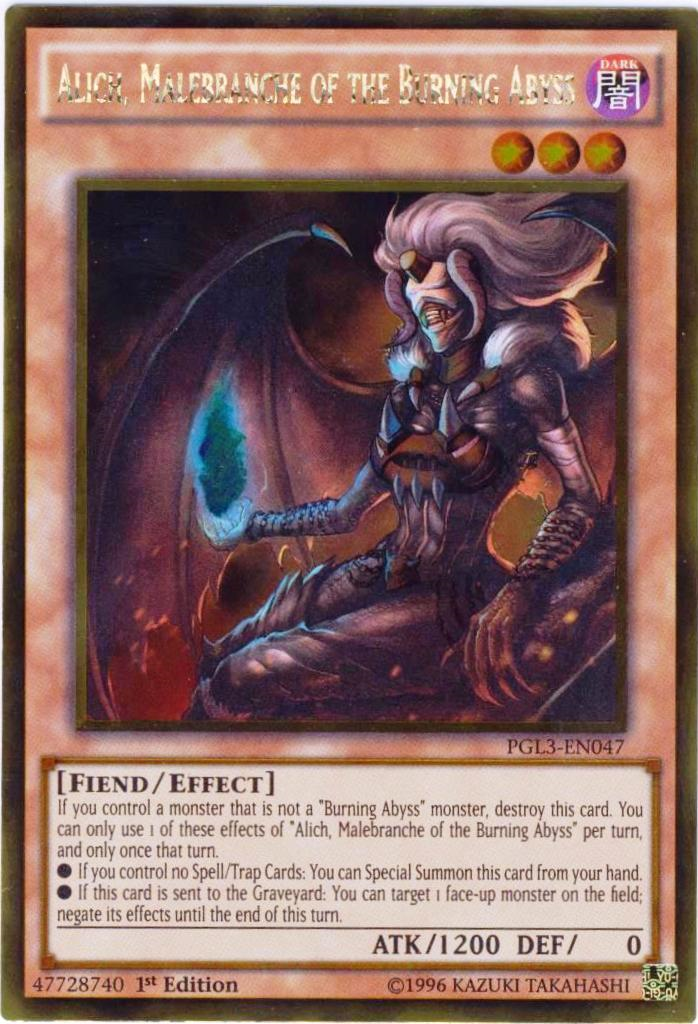 Alich, Malebranche of the Burning Abyss [PGL3-EN047] Gold Rare | Card Merchant Takapuna