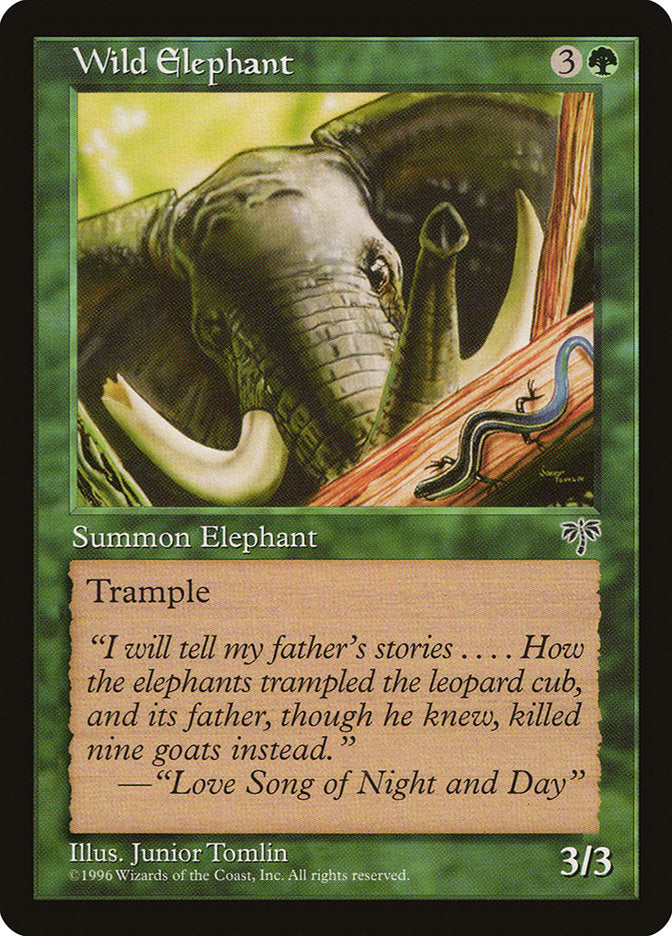 Wild Elephant [Mirage] | Card Merchant Takapuna