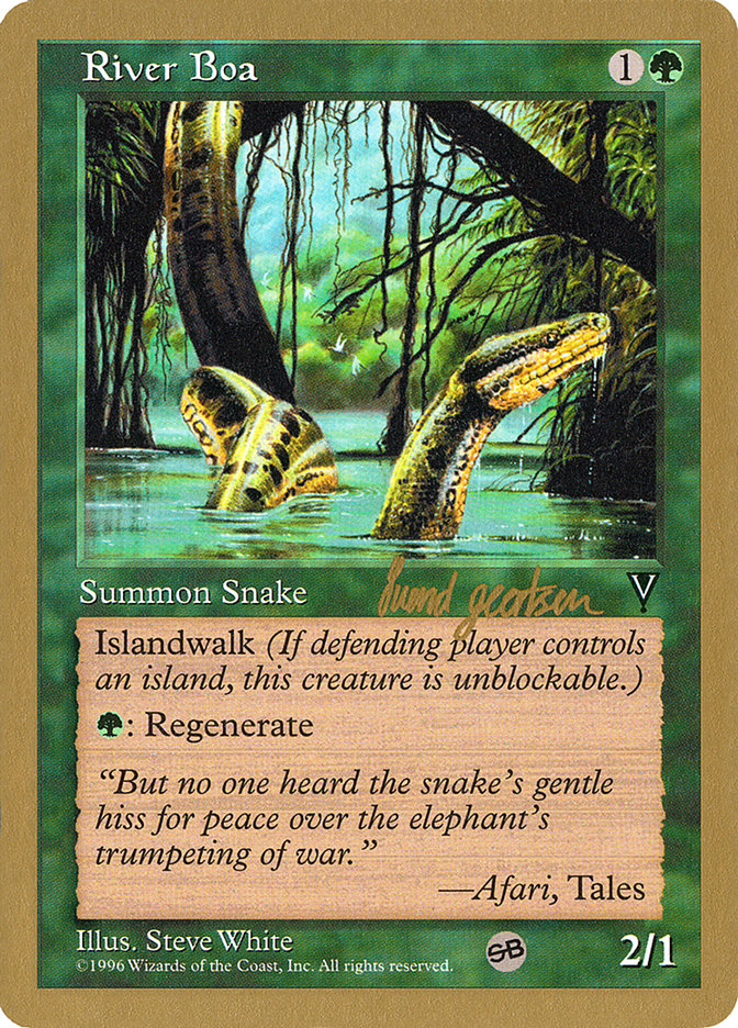 River Boa (Svend Geertsen) (SB) [World Championship Decks 1997] | Card Merchant Takapuna