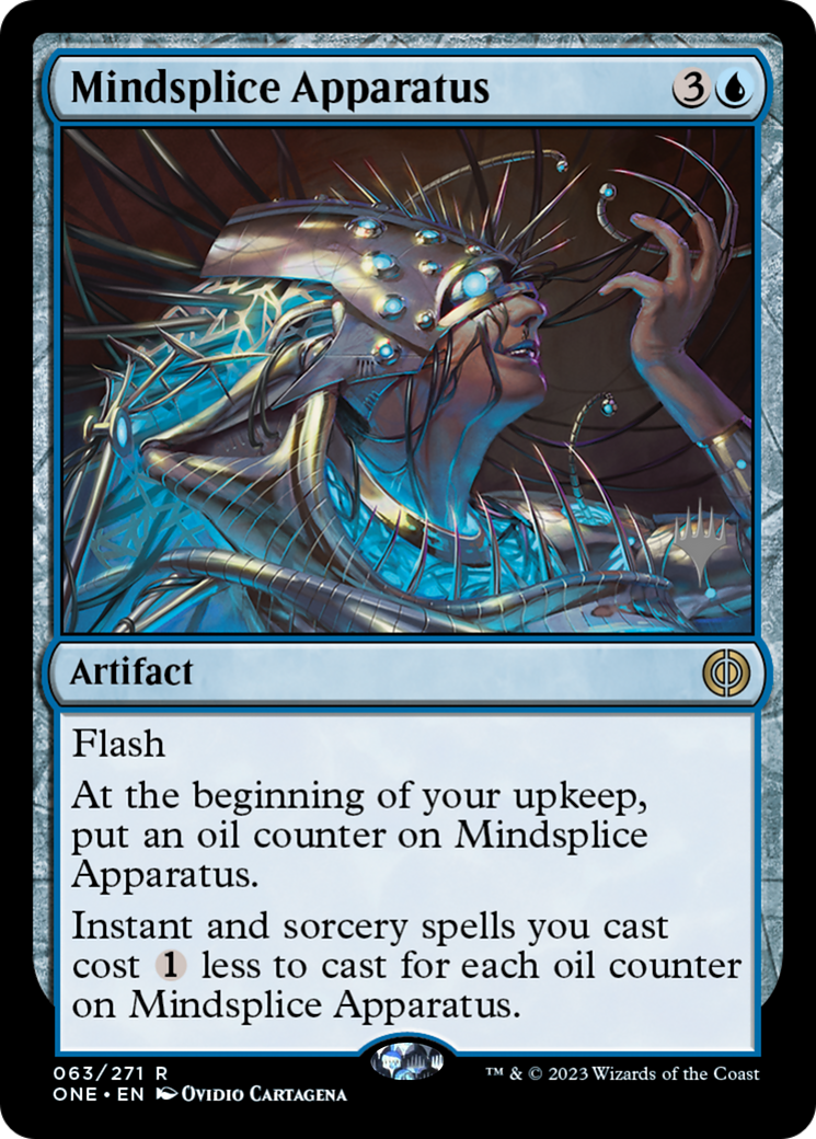 Mindsplice Apparatus (Promo Pack) [Phyrexia: All Will Be One Promos] | Card Merchant Takapuna