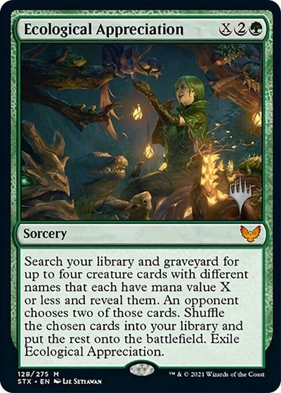 Ecological Appreciation (Promo Pack) [Strixhaven: School of Mages Promos] | Card Merchant Takapuna