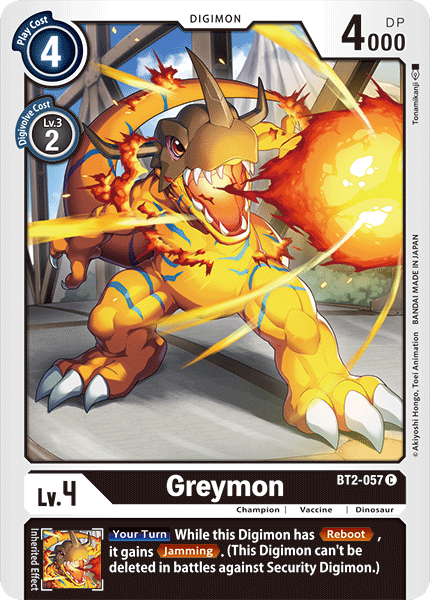 Greymon [BT2-057] [Release Special Booster Ver.1.0] | Card Merchant Takapuna