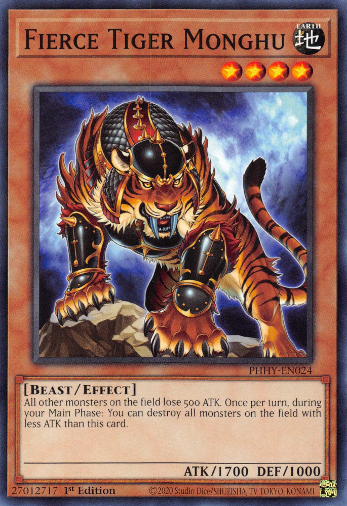 Fierce Tiger Monghu [PHHY-EN024] Common | Card Merchant Takapuna