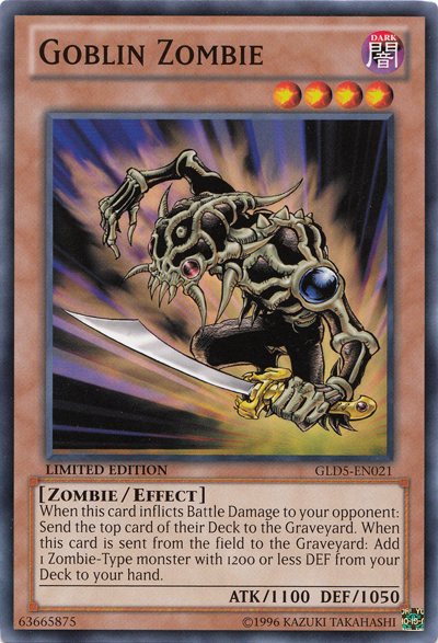 Goblin Zombie [GLD5-EN021] Common | Card Merchant Takapuna